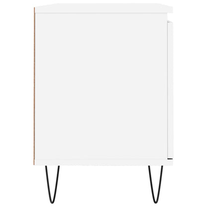 Mobile Porta TV Bianco 104x35x50 cm in Legno Multistrato