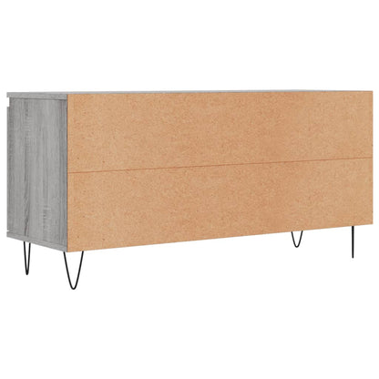 Mobile Porta TV Grigio Sonoma 104x35x50 cm in Legno Multistrato - homemem39