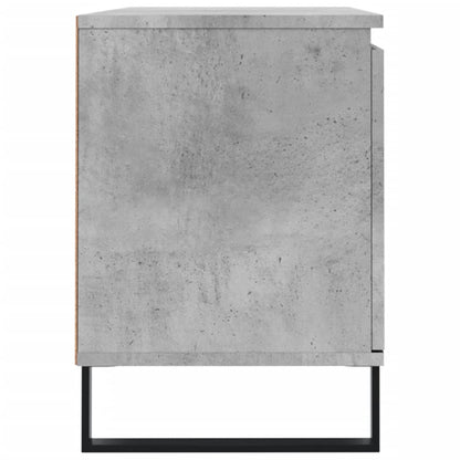 Mobile Porta TV Grigio Cemento 104x35x50cm in Legno Multistrato