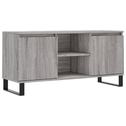 Mobile Porta TV Grigio Sonoma 104x35x50 cm in Legno Multistrato