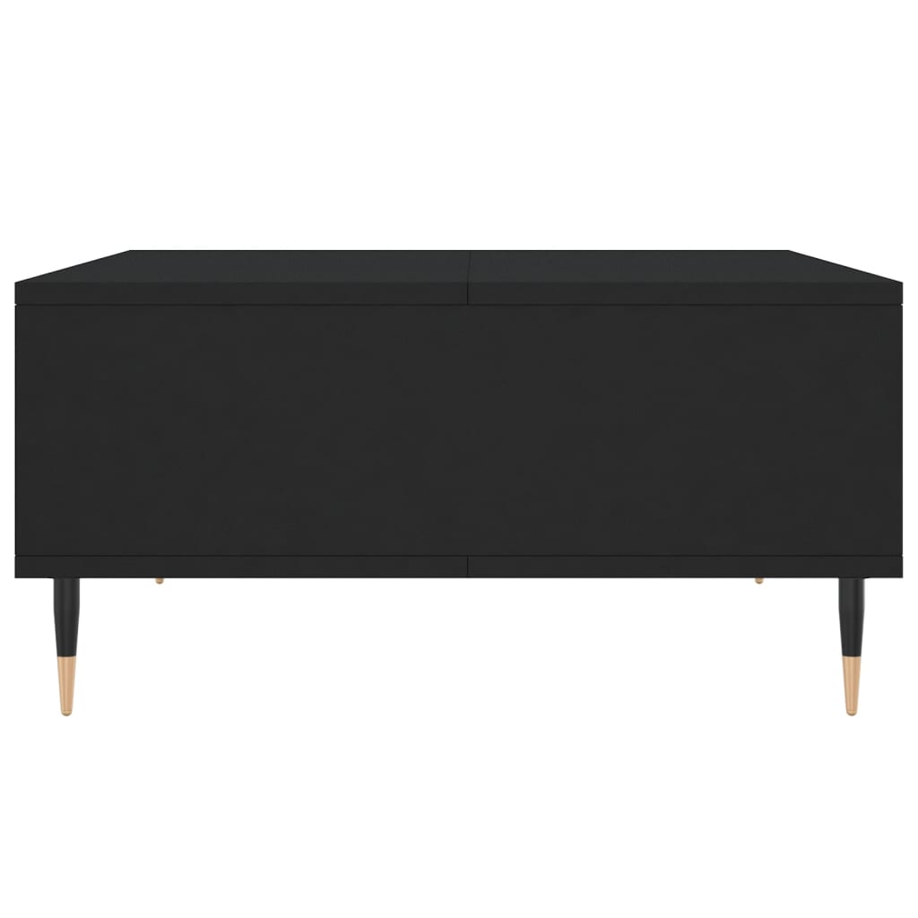 Tavolino da Salotto Nero 60x60x30 cm in Legno Multistrato | homemem39