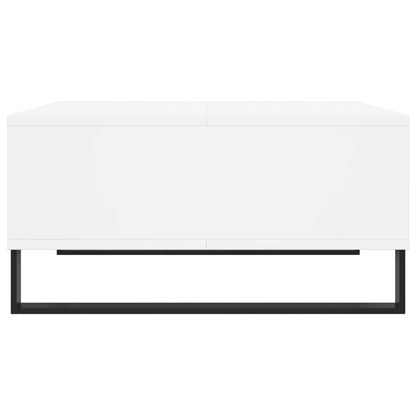 Tavolino da Salotto Bianco 60x60x30 cm in Legno Multistrato