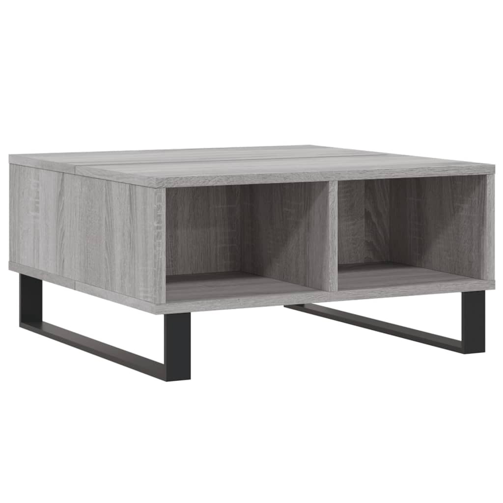 Tavolino da Salotto Grigio Sonoma 60x60x30 cm Legno Multistrato | homemem39