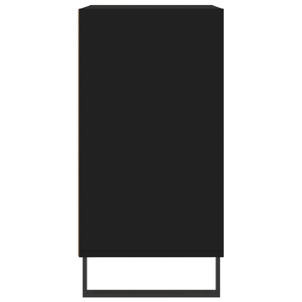 Credenza Nera 57x35x70 cm in Legno Multistrato - homemem39