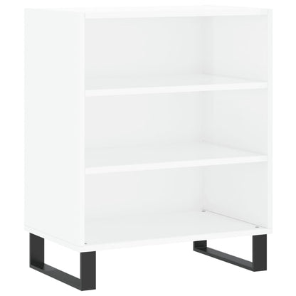 Credenza Bianco Lucido 57x35x70 cm in Legno Multistrato - homemem39