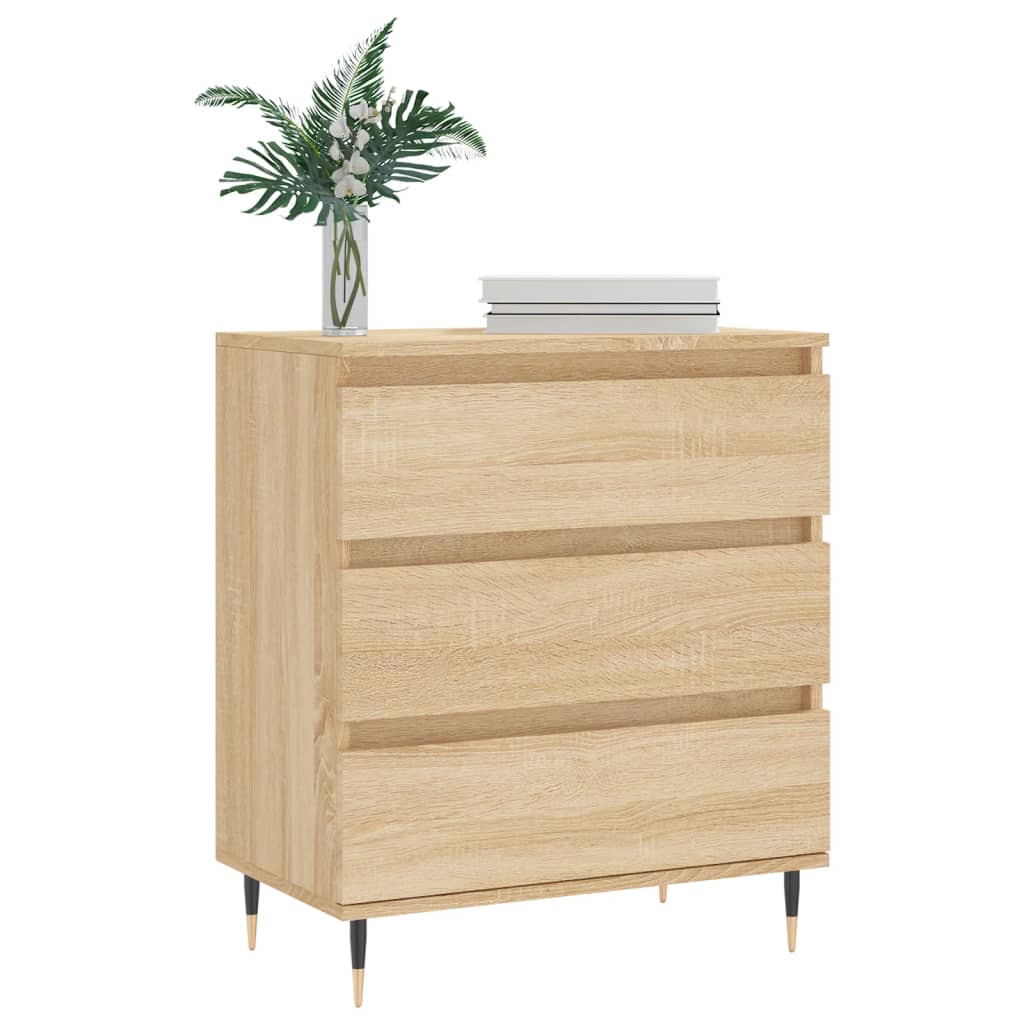 Credenza Rovere Sonoma 60x35x70 cm in Legno Multistrato - homemem39