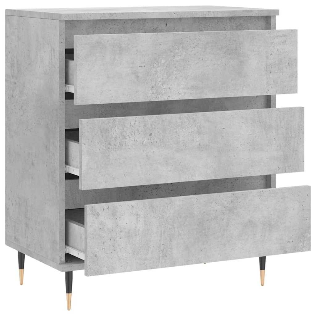 Credenza Grigio Cemento 60x35x70 cm in Legno Multistrato - homemem39