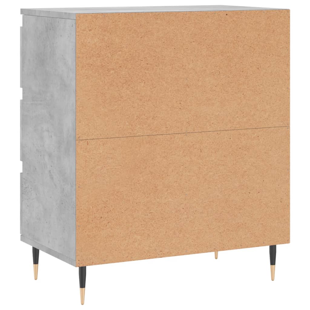 Credenza Grigio Cemento 60x35x70 cm in Legno Multistrato - homemem39