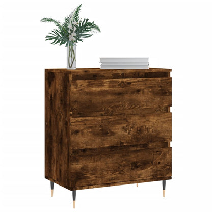 Credenza Rovere Fumo 60x35x70 cm in Legno Multistrato - homemem39