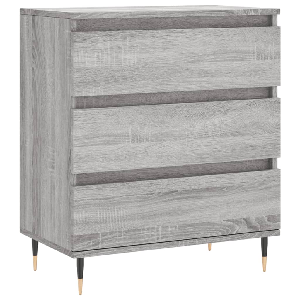 Credenza Grigio Sonoma 60x35x70 cm in Legno Multistrato - homemem39