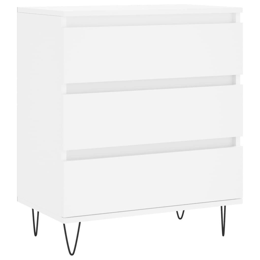 Credenza Bianca 60x35x70 cm in Legno Multistrato - homemem39