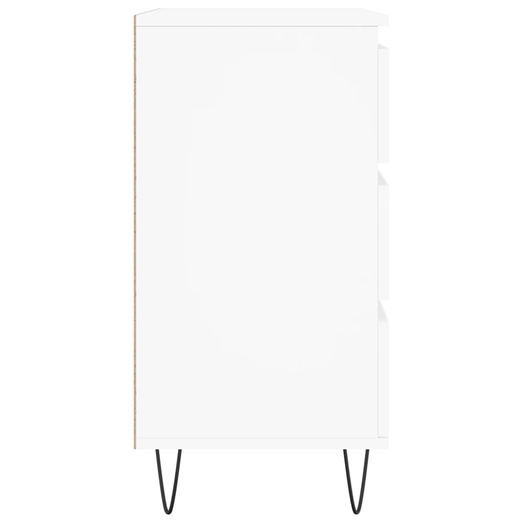 Credenza Bianca 60x35x70 cm in Legno Multistrato - homemem39