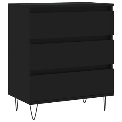 Credenza Nero 60x35x70 cm in Legno Multistrato