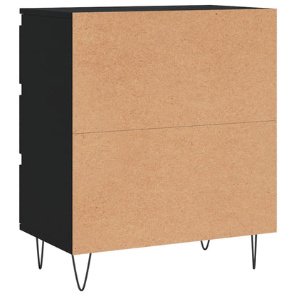 Credenza Nero 60x35x70 cm in Legno Multistrato