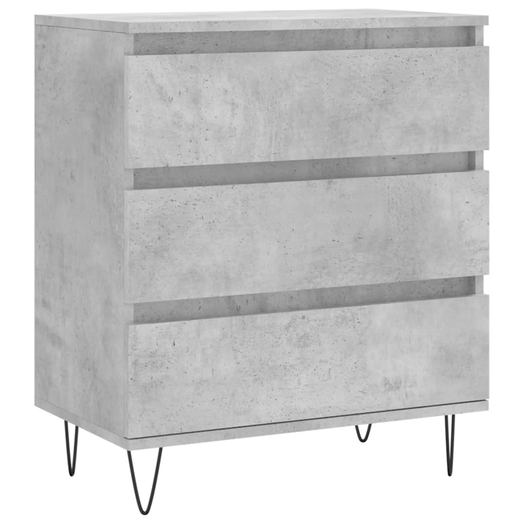Credenza Grigio Cemento 60x35x70 cm in Legno Multistrato - homemem39