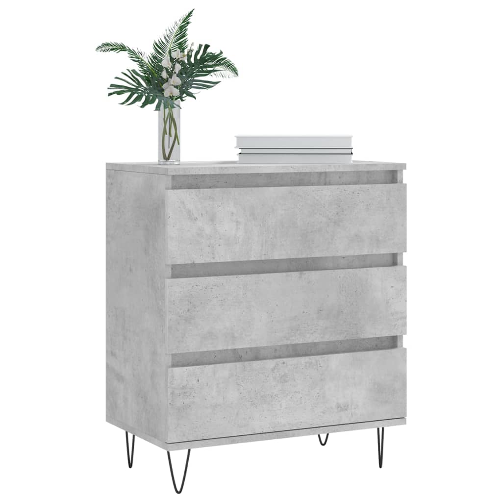 Credenza Grigio Cemento 60x35x70 cm in Legno Multistrato | homemem39