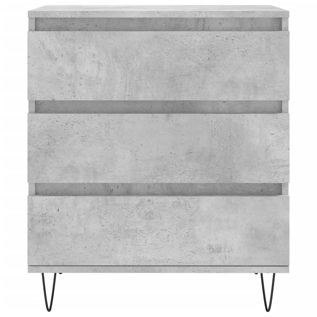 Credenza Grigio Cemento 60x35x70 cm in Legno Multistrato - homemem39