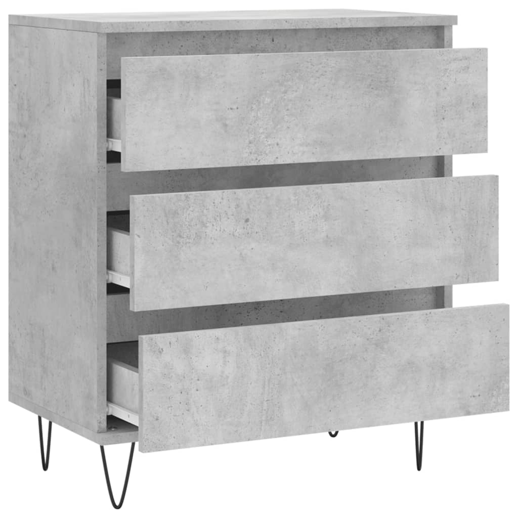 Credenza Grigio Cemento 60x35x70 cm in Legno Multistrato | homemem39
