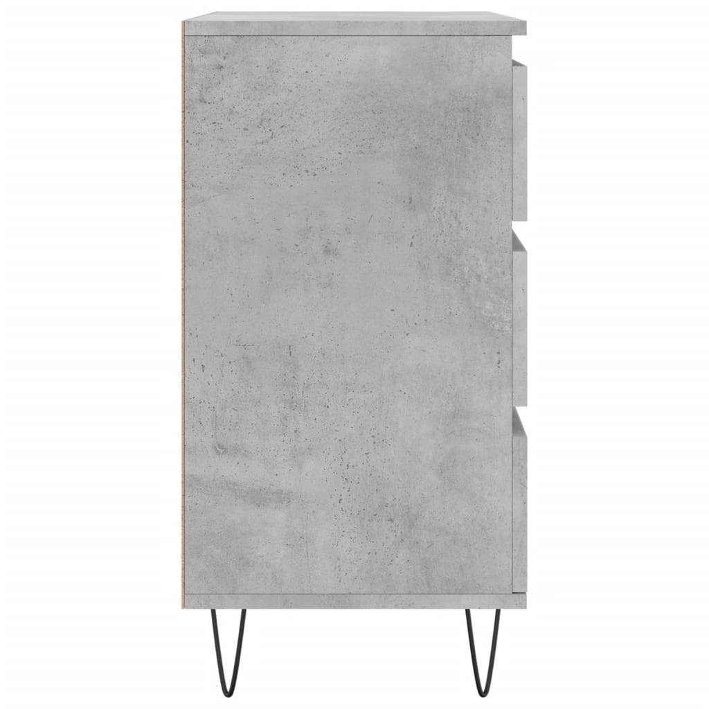 Credenza Grigio Cemento 60x35x70 cm in Legno Multistrato - homemem39