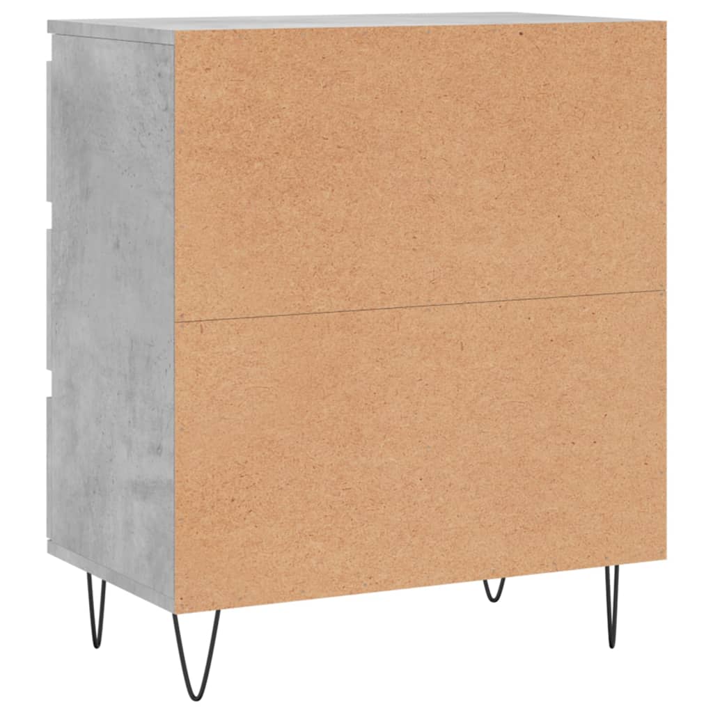 Credenza Grigio Cemento 60x35x70 cm in Legno Multistrato - homemem39