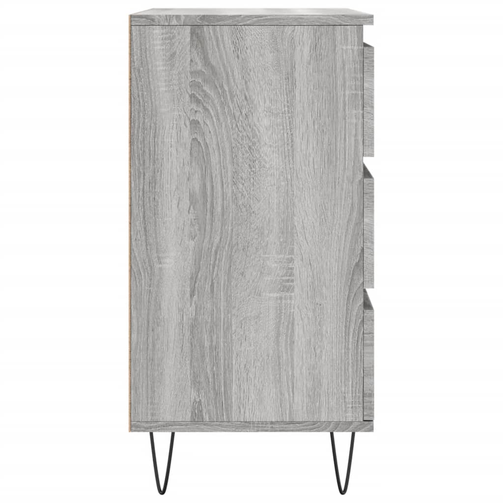 Credenza Grigio Sonoma 60x35x70 cm in Legno Multistrato - homemem39