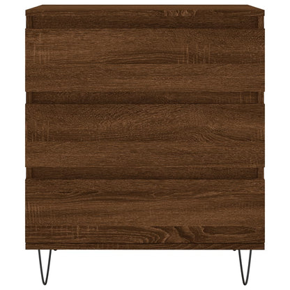 Credenza Rovere Marrone 60x35x70 cm in Legno Multistrato