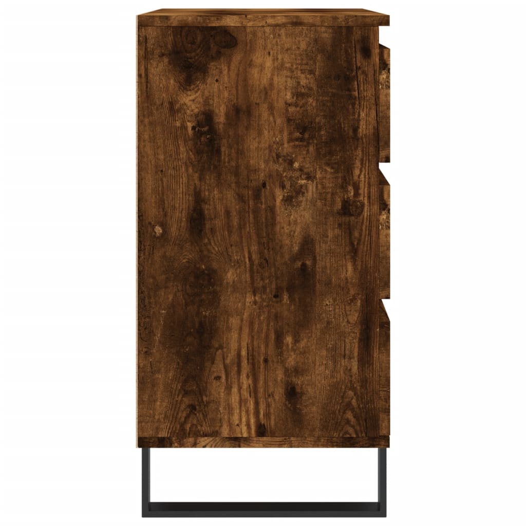 Credenza Rovere Fumo 60x35x70 cm in Legno Multistrato - homemem39