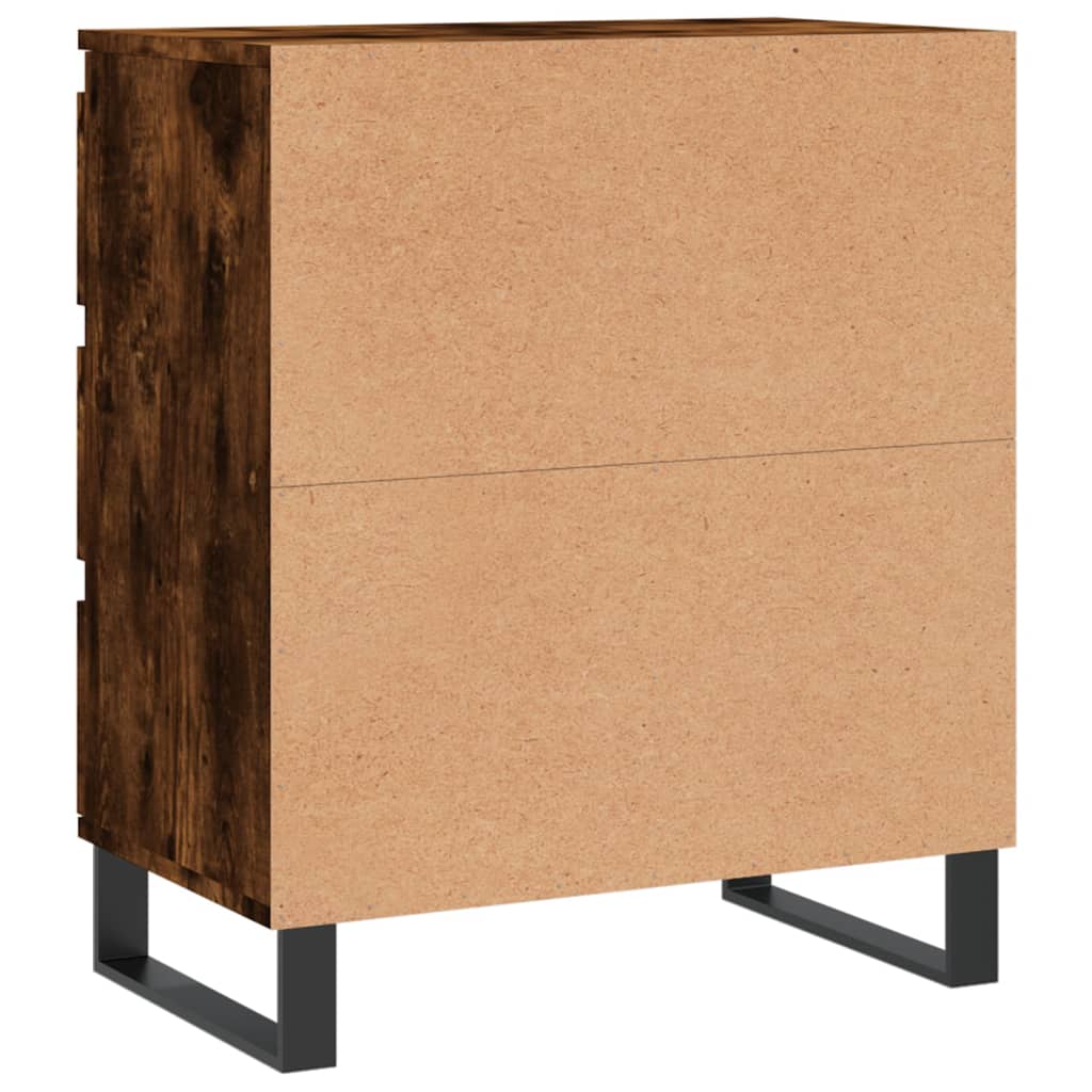 Credenza Rovere Fumo 60x35x70 cm in Legno Multistrato - homemem39