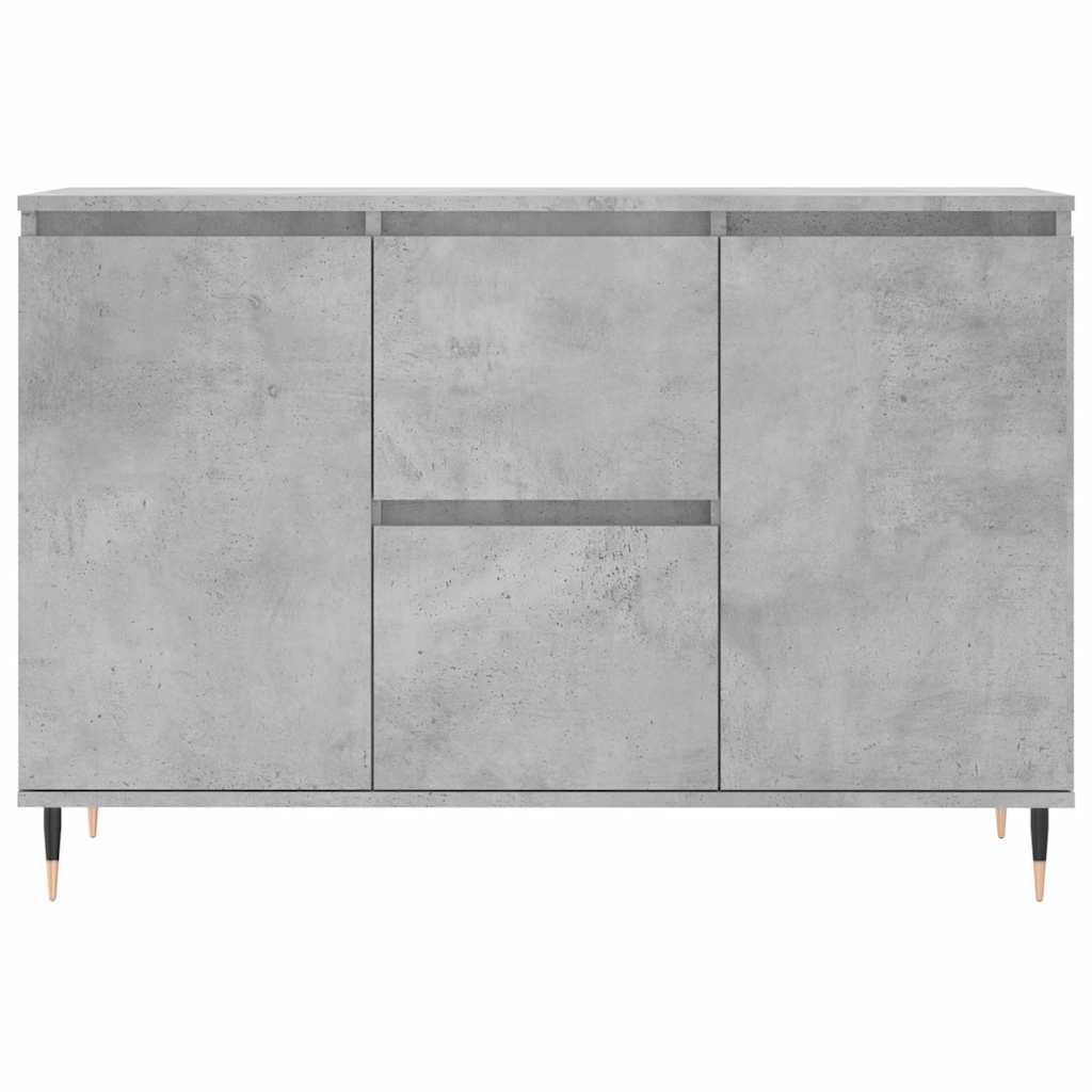 Credenza Grigio Cemento 101,5x35x70 cm in Legno Multistrato | homemem39