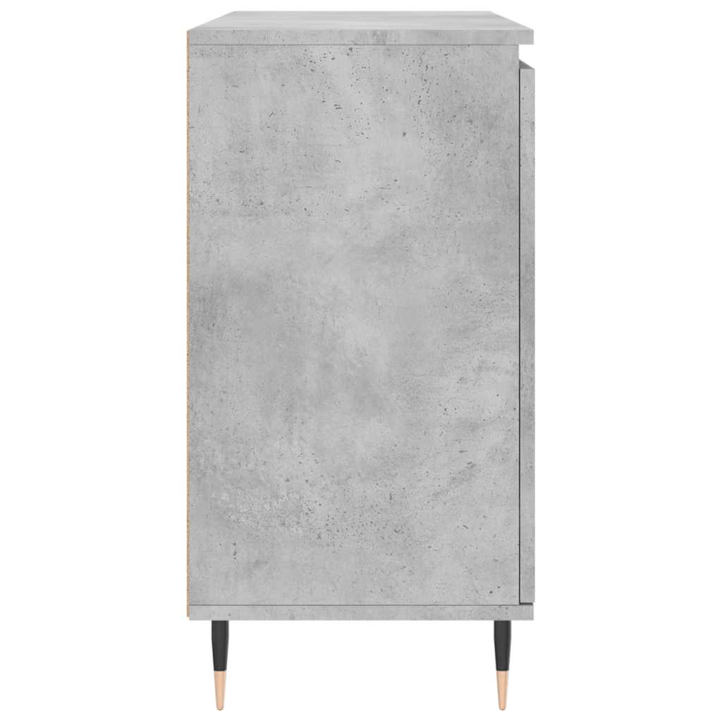 Credenza Grigio Cemento 101,5x35x70 cm in Legno Multistrato | homemem39