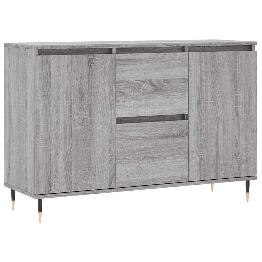 Credenza Grigio Sonoma 101,5x35x70 cm in Legno Multistrato | homemem39