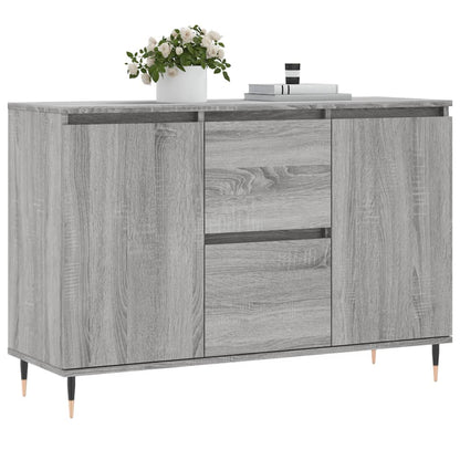 Credenza Grigio Sonoma 101,5x35x70 cm in Legno Multistrato - homemem39