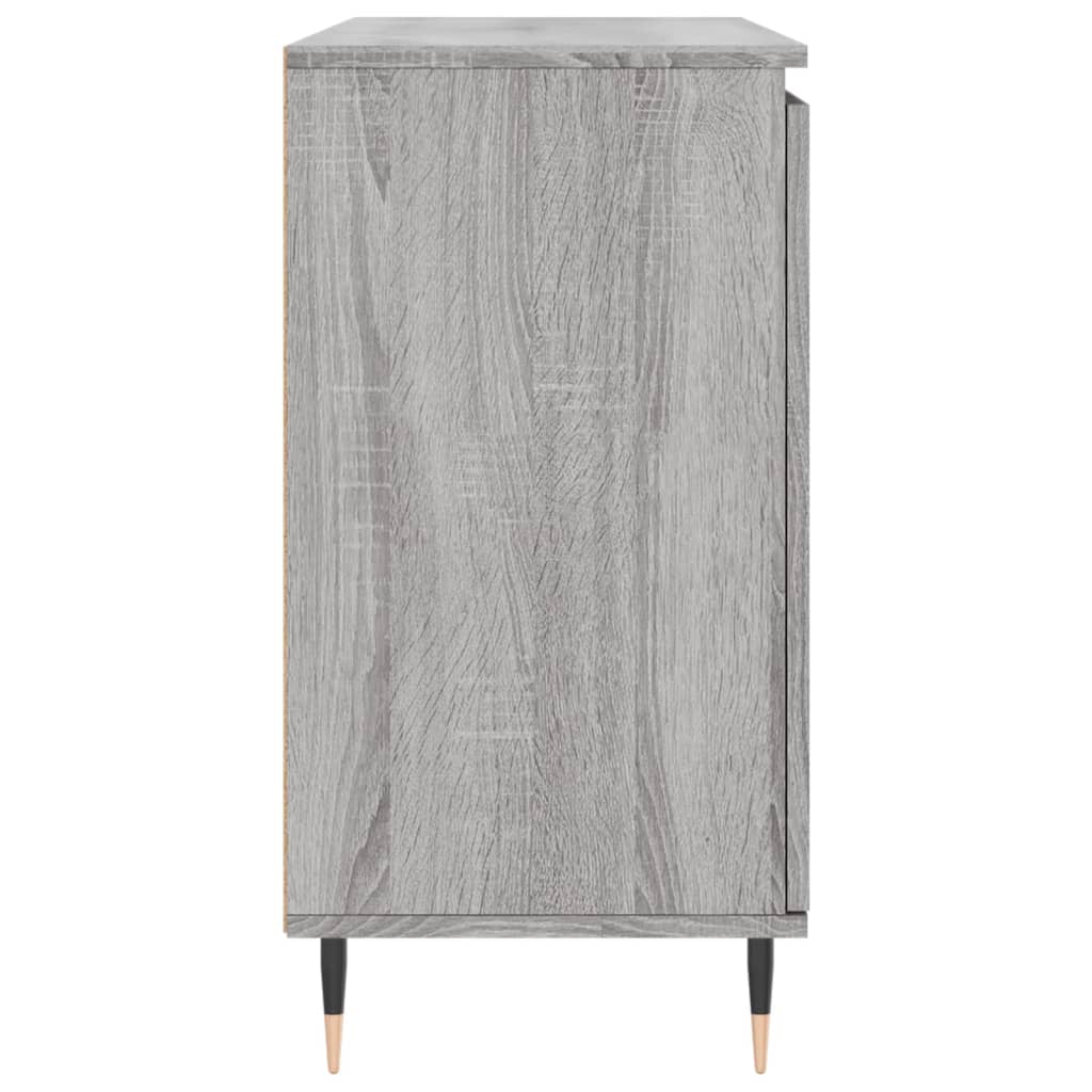Credenza Grigio Sonoma 101,5x35x70 cm in Legno Multistrato - homemem39