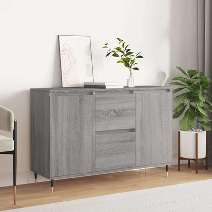 Credenza Grigio Sonoma 101,5x35x70 cm in Legno Multistrato | homemem39