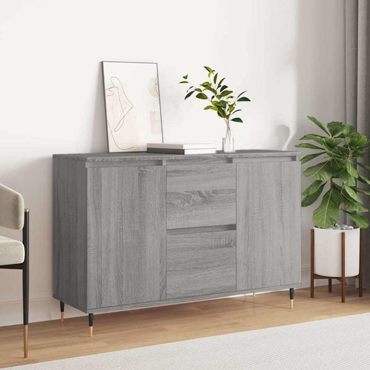 Credenza Grigio Sonoma 101,5x35x70 cm in Legno Multistrato | homemem39