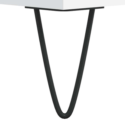 Credenza Bianca 101,5x35x70 cm in Legno Multistrato | homemem39