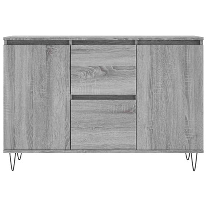 Credenza Grigio Sonoma 101,5x35x70 cm in Legno Multistrato | homemem39