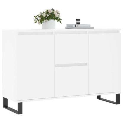 Credenza Bianca 101,5x35x70 cm in Legno Multistrato - homemem39