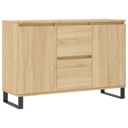 Credenza Rovere Sonoma 101,5x35x70 cm in Legno Multistrato - homemem39