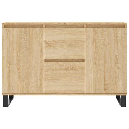 Credenza Rovere Sonoma 101,5x35x70 cm in Legno Multistrato - homemem39