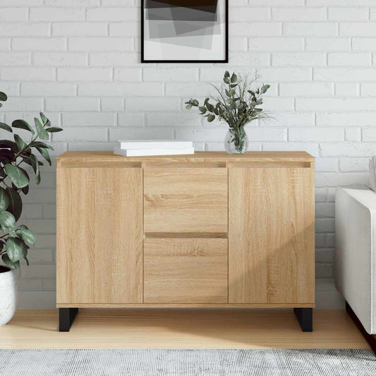 Credenza Rovere Sonoma 101,5x35x70 cm in Legno Multistrato - homemem39