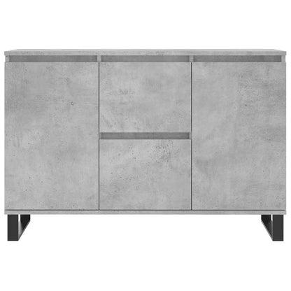 Credenza Grigio Cemento 101,5x35x70 cm in Legno Multistrato - homemem39