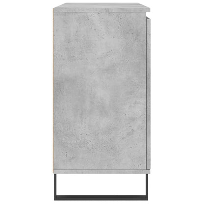 Credenza Grigio Cemento 101,5x35x70 cm in Legno Multistrato - homemem39