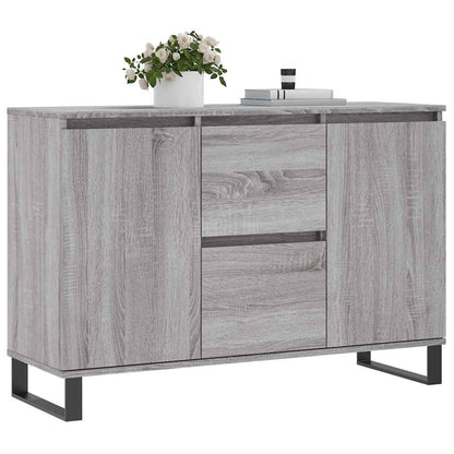 Credenza Grigio Sonoma 101,5x35x70 cm in Legno Multistrato - homemem39