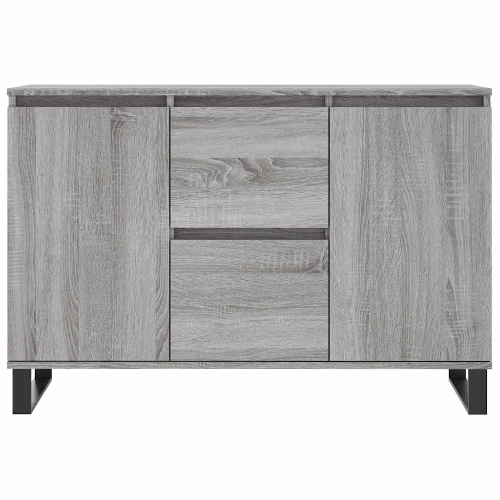 Credenza Grigio Sonoma 101,5x35x70 cm in Legno Multistrato - homemem39