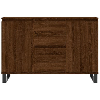 Credenza Rovere Marrone 104x35x70 cm in Legno Multistrato