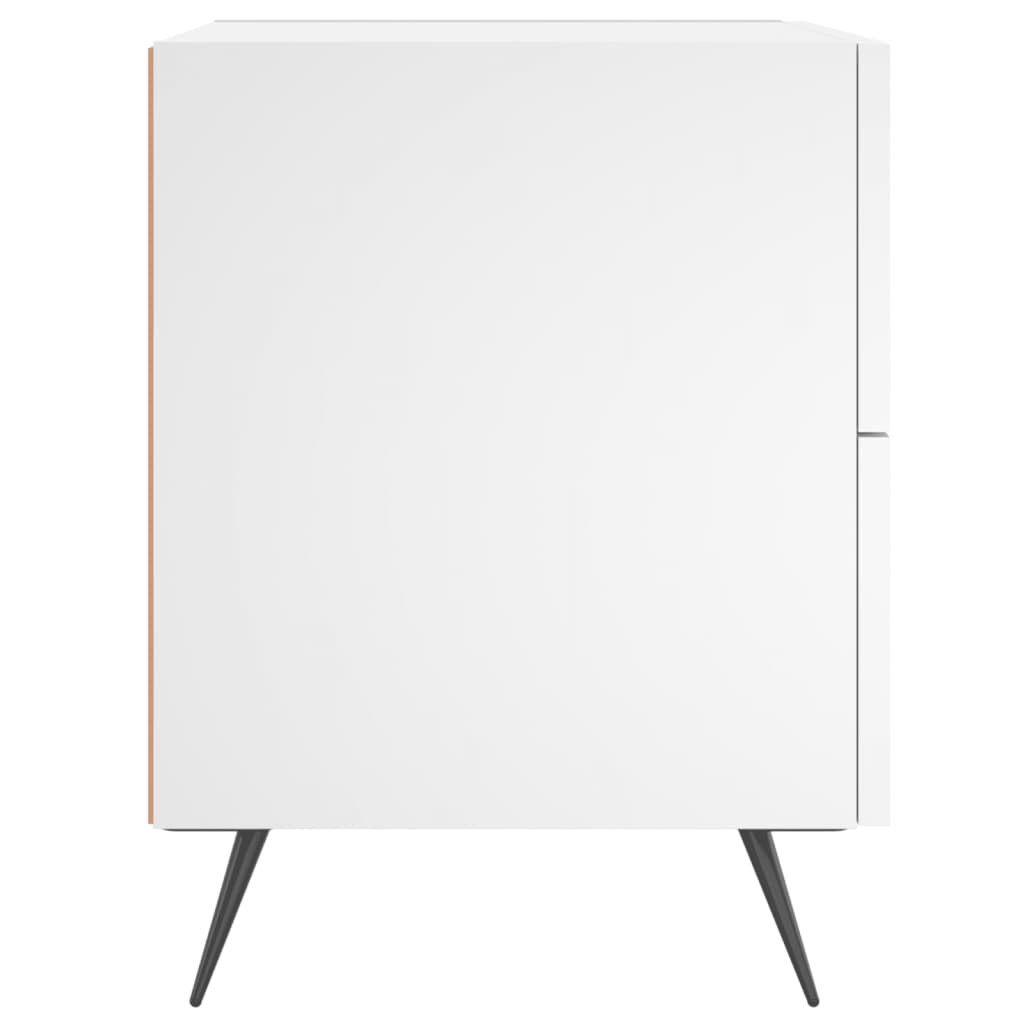 Comodini 2 pz Bianchi 40x35x47,5 cm in Legno Multistrato - homemem39