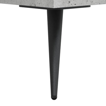 Comodino Grigio Cemento 40x35x47,5 cm in Legno Multistrato | homemem39