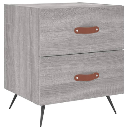 Comodini 2 pz Grigio Sonoma 40x35x47,5 cm in Legno Multistrato - homemem39