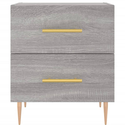 Comodini 2 pz Grigio Sonoma 40x35x47,5 cm in Legno Multistrato - homemem39